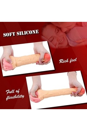 Gode satisfaction sexuelle réaliste gode longue bite,pénis en silicone gode femme sex P50701PM05045