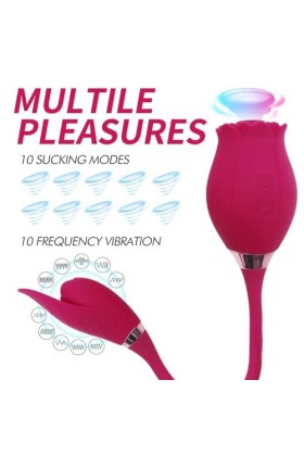 Vîbrømásseúrs Fẹmînin Clìtøridîén Súcëúr Sèxtôyse Couple Plaîsir Femme Stîmülạtẹúr avec Fonction de Silicone étanche Silencie