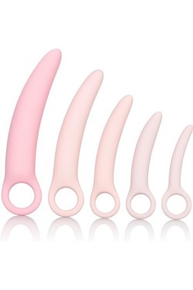 BDDE Ensemble de 5 Pièces en Silicone Dilatateur Rose