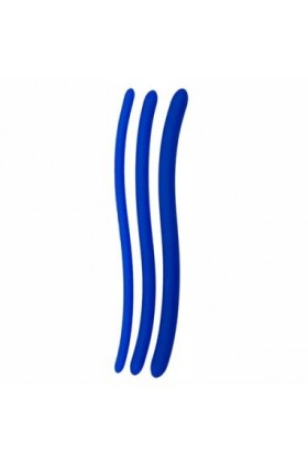 Set De 3 Sondes Uretrales Silicone Bleu