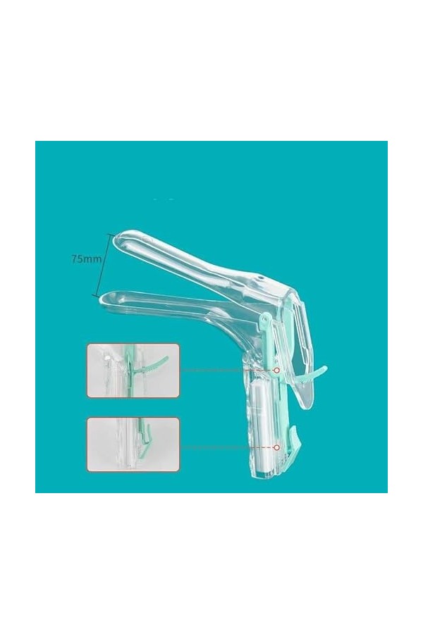 BBYT Dilatateur Vaginal Jetable avec Source de lumière Spéculum Ménage Transparent aseptique Femme Dilatateur Vaginal pour Fe