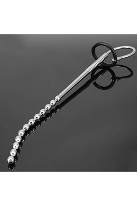 FLEAGE Sunglasses Homme 304 En Acier Inoxydable Cheval Eye Stimule Urétrale Obstruction Manuel DInsertion Pull Rod Perles Ca