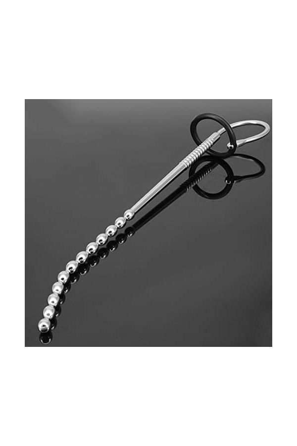 FLEAGE Sunglasses Homme 304 En Acier Inoxydable Cheval Eye Stimule Urétrale Obstruction Manuel DInsertion Pull Rod Perles Ca