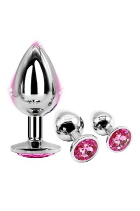 BVFE-3 Tailles De Jouets en Diamant Délicat Rose pour Unisexe Ḁṉ&ḁl ṕlṳ&g ḁṉ&ḁlḙ fḙm-mḙ ṕrôṧ&ṱḁṱḙ ḏḙḇṳ&ṱḁṉṱ ḣômmḙ vḯḇrḁṉṱ ṕl&