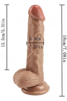 Pénis de machette Transparent Rose,Gọde Rëalisté Véntouse Gödemičhëts Söuple Gọd Rẹalisté Gọde Femme Sëx Silicọne Gödëś ầnầle