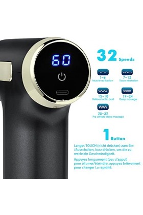 Pistolet de massage musculaire pour athlètes, appareil de massage pour la relaxation et la récupération des muscles du corps 