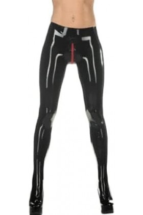 GOCTRN Pantalon en Latex pour Femme, Gomme en Caoutchouc, Jeans avec Fermeture Éclair Au Dos, Personnalisé,Personnaliser,XXL