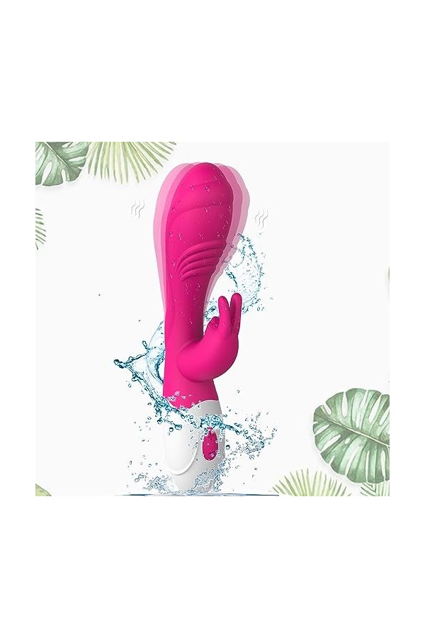 Rabbīt Femme Vîbrò Pòint G Ŝťimúlaṫèur Clìtørídièn Víbrånt, Puissant Rabbīt Vībròmaśśeúrs Feminin Va Et Vient Ġødè Femme Ŝěx 