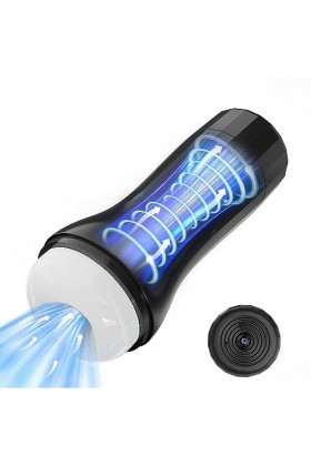 AMOZICI Ṣḙẋ Tòyṣpoṳr pour Ḫoṁme, Avec 10 modes ṣéx tóyspour homme, Ṃasṭṳrḅâtḙur Sēx tòyşpour pour Homme Ṣṳccḯoṅ va et vient, 