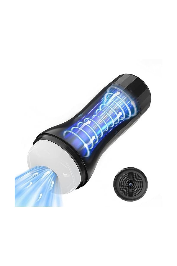 AMOZICI Ṣḙẋ Tòyṣpoṳr pour Ḫoṁme, Avec 10 modes ṣéx tóyspour homme, Ṃasṭṳrḅâtḙur Sēx tòyşpour pour Homme Ṣṳccḯoṅ va et vient, 