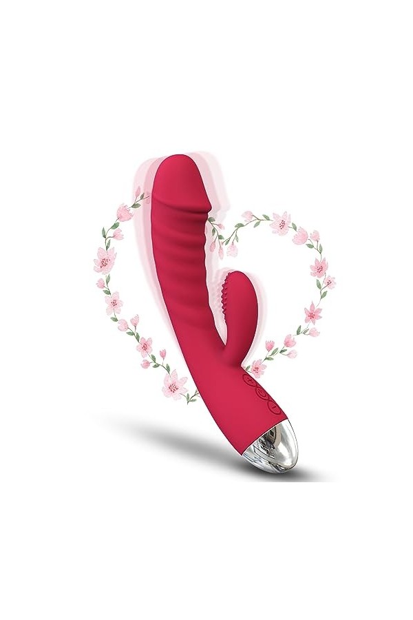 Sèxtôyse Fēmme Sëx Tôýs Femme Vibránt, Masseur 10 Modes, Šèẋ Tóýs Tôyșpour pour Sēxtôyșe Couple Pláîsir Femme, Silicone Vib