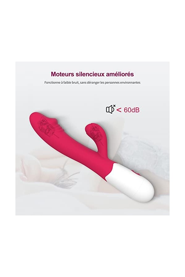 12 MODE, Vibrômasseürs Feminin Clitôrîdien Súceur, Sëxtôyse Couple Plaisir Sëx Tôýs Femme, Portable Gødë Femme Vibránt Ŝěẋ T