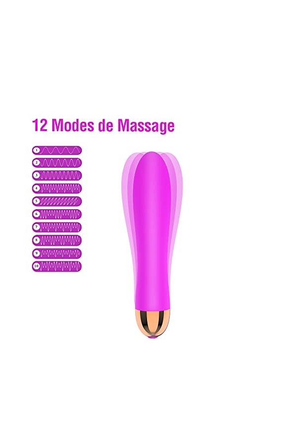 Vibrømásseur Fëmme Silencieux Clitorîdîen, Gôdë Sëx Tôýs Feṃṃe Sëx Femme Vibrant, Sèxtøysë Couple Plaîsir Femme Realiste, Së