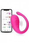 Mini Vibromasseurs Oeuf Feminin Telecommande à Distance Bluetooth, Séx Toýs Couple Plaîsir Femme Oeuf Vibrant Connecté Telep