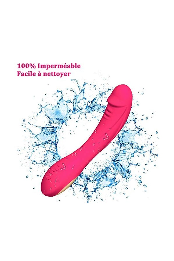 Gôdë Fêmme Vîbro-másseur Clitøridîen, 12 Modes, 100% étanche, Šèẋ Tôýs Femme Sëx Tôyspóur Pour Couple, Chargement USB, Vîbro