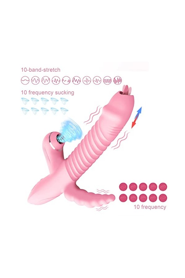 Sèxtôyse Sèxtôy Pláîsir Fémme Gôde Sëx Femme Vibrant Šèẋ Tøýs Femme Gôde Femme 3-1 Masseur 10 * 10 * 10 modes Vîbromásseúrs F