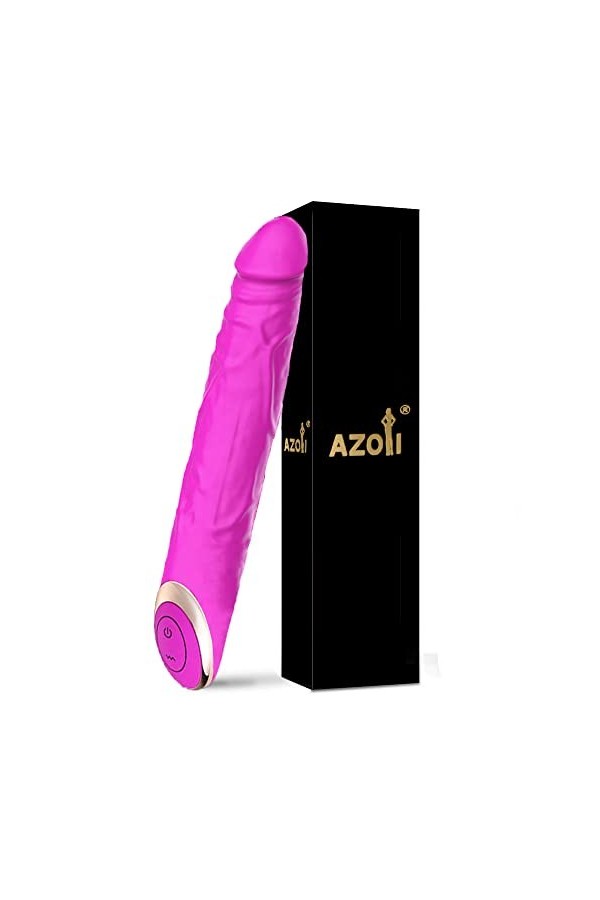 AZOI Masseur Vibromassêúrs Feminin va et vient, Sěx Tôýs Fẹmmẹ Realiste Vîbromasseúrs Fēminin Silencieux Clitôrîdieñ 10 Modes