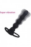 Gode Double Penetrateur Couple Sēẍ Tóyspour pour Hómme Ǎnnêau Pênîēn Vibrant - ânnēaù PÉñis hômme,Anneau de Retard