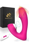 AMOZICI Massage Vîbrômásseúrs Femînîn Clitorîdîen Sucëur 9 modes Sêxtôysé Côuple Pláîsir Femme, Gôde Femme Sëx Tôýs Femme Vî