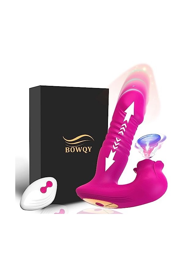 Masseur amélioré, 10 * 10 ModeMasseur multifonctionnel 2en1 Fonction Recharge USB Entièrement étanche Rose13 