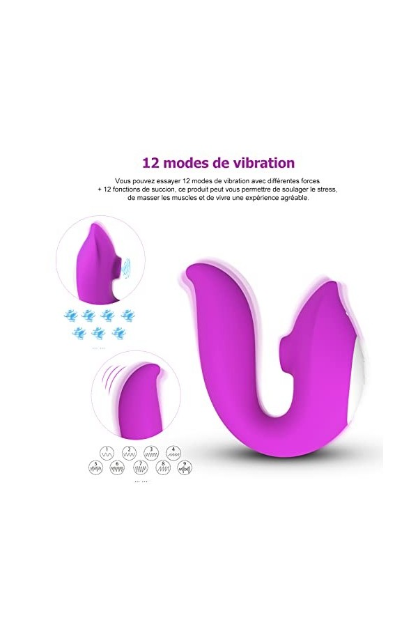 Masseurs Vibromásseurs Feminin Clitorîdîen va et vient Vibromásseur, Femme Vibromásseurs Couple Plaîsir, Gôde Femme, Vibromás