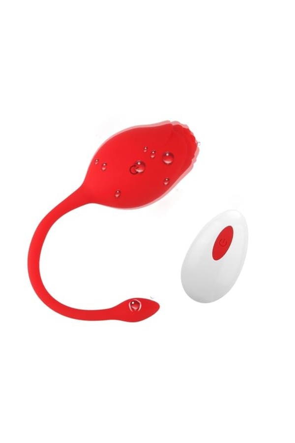 Rouge Mini love eggs 12 Mode Waterproof&Portable Šex Toýs Femmé pour Hoṁṁe&Feminin à Distance.15