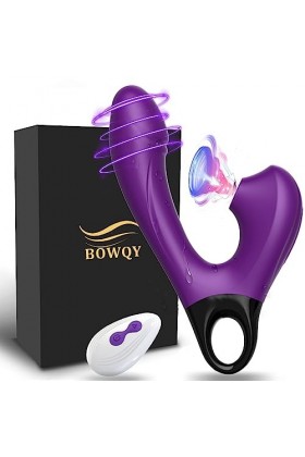 BOWQYSèxtôyse Couple Plaîsir Femme Masseur sans fil télécommandé Vîbrømásseúrs Fẹmînin Clìtøridîén avec 10 * 10 modes de régl