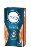 INTIMY - Préservatifs taille XL, x14 - Préservatifs Lubrifiés Avec Réservoir - Surface Lisse - Latex de Qualité Supérieure