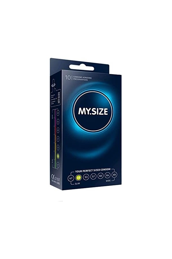 My.Size Lot de 10 préservatifs taille 2 49 mm