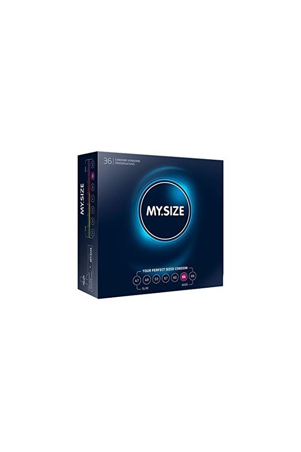 My.Size Lot de 10 préservatifs taille 2 49 mm