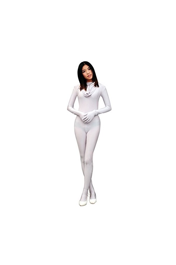LinvMe Femmes Sexy Collants Pleine Bodysuit Zentai Catsuit M