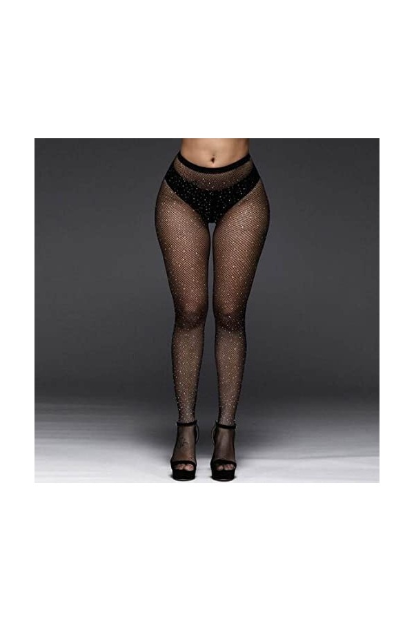 HUWAIYUNDONG Lingerie Sexy Érotique - Sexy Strass Résille Teddy Body Femmes Sexys Porno sous-Vêtements Érotiques Creux Sensue