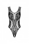 Obsessive Body Sexy Résille B138 Teddy Body, Noir,M