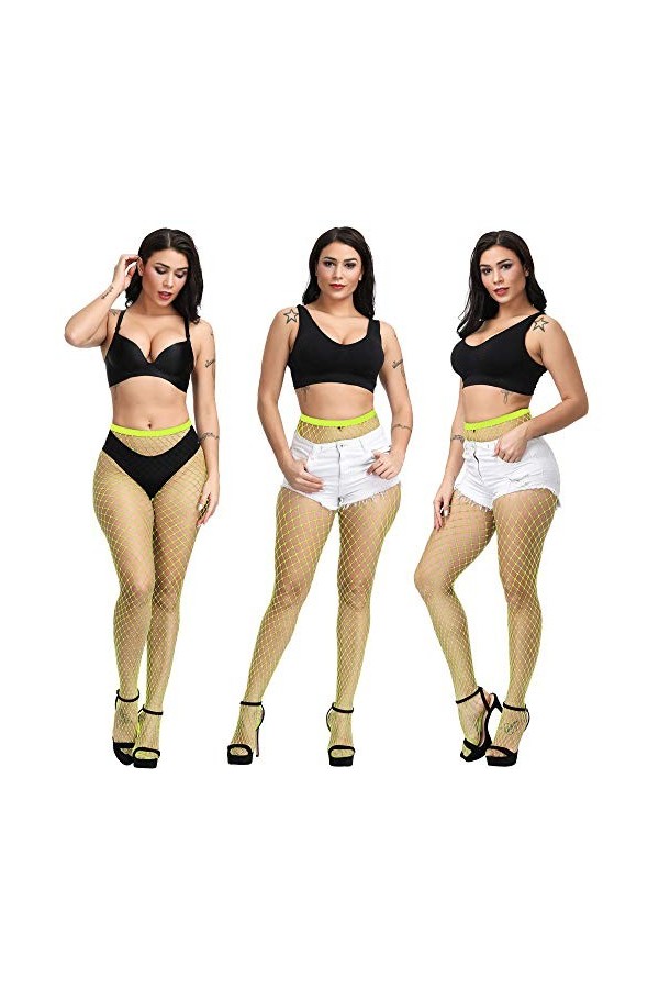 JUGUU Lingerie Érotique Collants Sexy Bas Bas Résille Antidérapants-18_Taille Unique