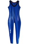 Latex Sling Unisexe Noir Couverture Complète Suitcustomize,Bleu Marine,S