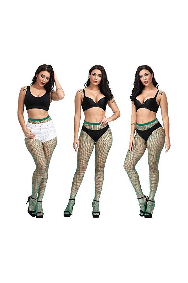 Lingerie Érotique Mesh Minces Bas Résille Jeans Déchirés Bas Sexy Séduisants-01_Taille Unique