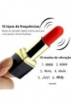 Masseur De Rouge À Lèvres Vibrant Vībrôṃássēurs Feṃînin Clîtôrîdíên Stịmụlateụr,Ŝèẋ Tóyș Tôýspôur pour Fémmé Vịbrant Sục