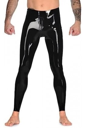 Leggings En Latex Faits À La Main Avec Zip Entrejambe 2-Way ZIPperscustomize,Personnaliser,XL