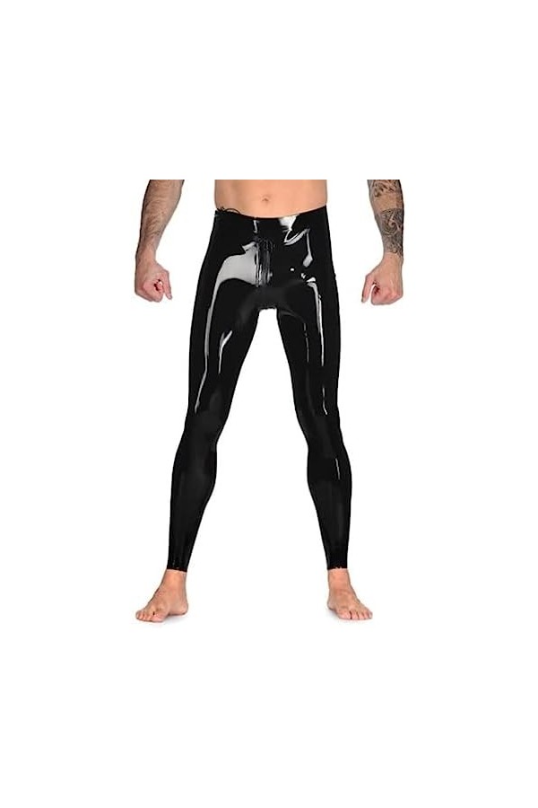 Leggings En Latex Faits À La Main Avec Zip Entrejambe 2-Way ZIPperscustomize,Personnaliser,XL
