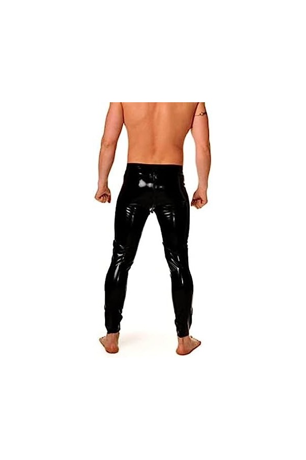 Leggings En Latex Faits À La Main Avec Zip Entrejambe 2-Way ZIPperscustomize,Personnaliser,XL