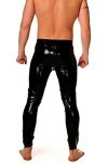 Leggings En Latex Faits À La Main Avec Zip Entrejambe 2-Way ZIPperscustomize,Personnaliser,XL