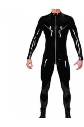 Latex Caoutchouc Noir Fermeture Éclair Finition Jeu De Rôle Partie Main Personnalisée 0.4mm Personnalisation Manuelle Pure,No