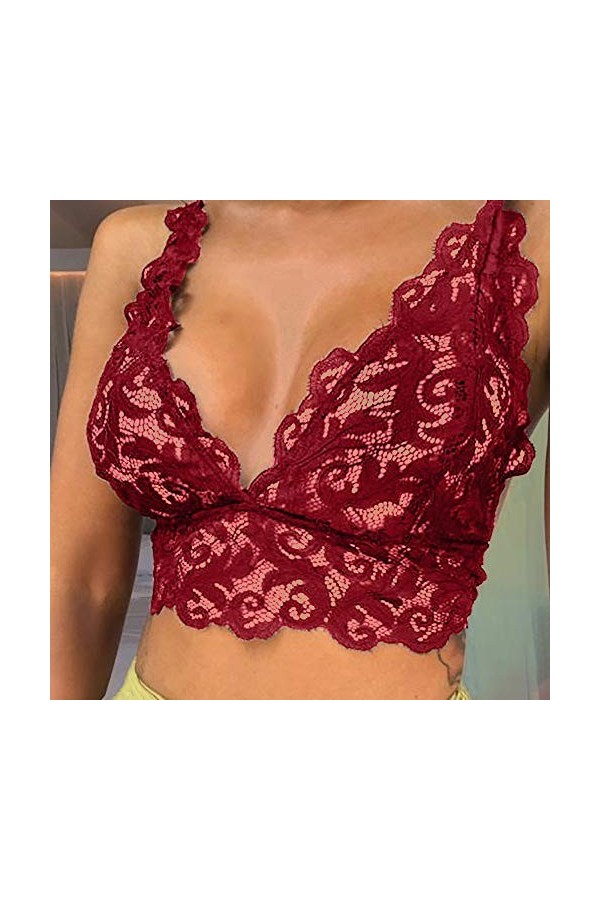 Femme Body Et Combinaison Dos Nu En Dentelle Décolleté En V Sexy Chic Sous-Vêtement Body Combinaison Sm Costume Etudiante en 