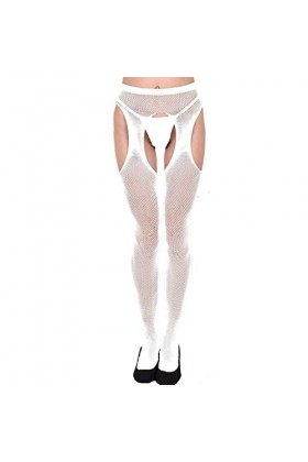 Générique Pantalon Sexy Ouvert Douce Lingerie Sexy Filet à Poisson Ouvert Femmes Dentelle Bodysuit Collants Transparent Leggi
