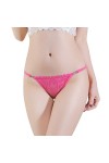 HELLORSOON String Dentelle Femme,Sexy Body Maille Transparente en Soie Body Lingerie Slip pour Femme