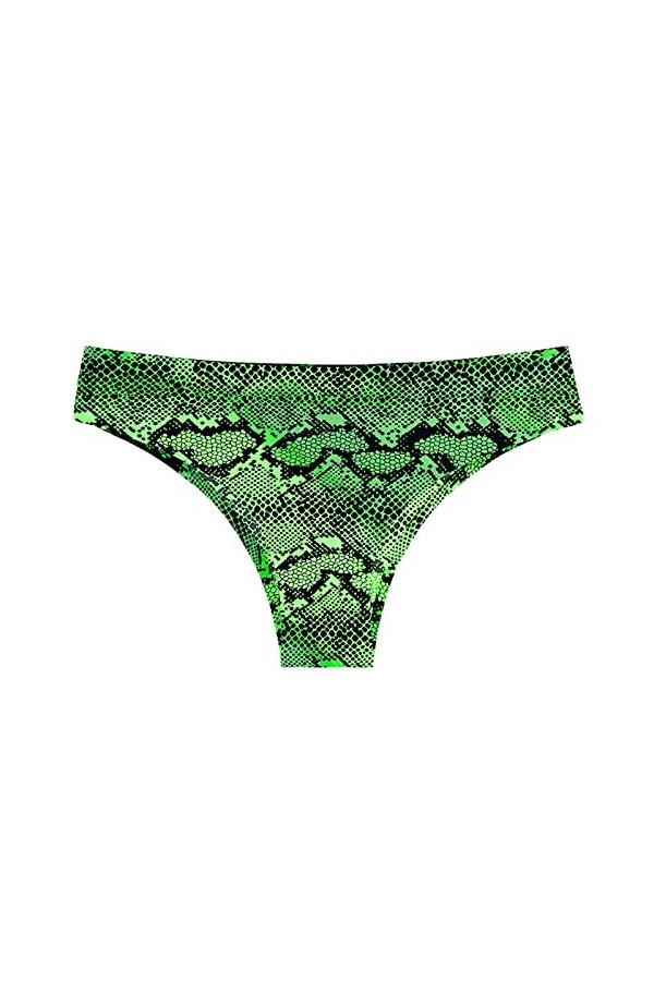 Kashyke Body Tulle sous-vêtements féminins Culotte léopard Sexy en Soie glacée Respirante Body sans Bretelles D, XXL 