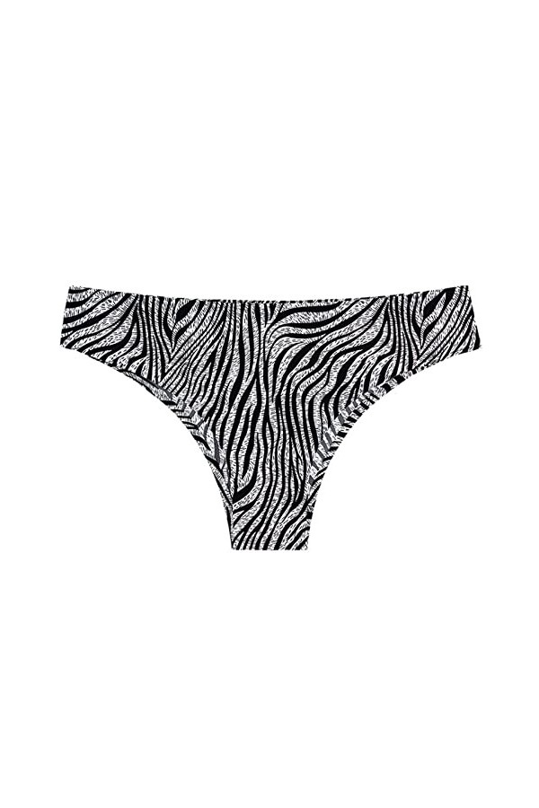 Kashyke Body Tulle sous-vêtements féminins Culotte léopard Sexy en Soie glacée Respirante Body sans Bretelles D, XXL 