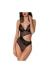 Passion Body Sexy Christa Body, Noir,L-XL