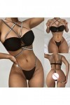Femmes Sexy Plus La Taille Regard humide Lingerie Faux Cuir pour Sexe Coquin Body Ras Du Cou Strappy One Piece Teddy Justauco