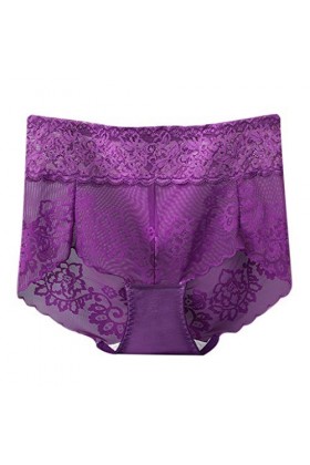 FGUUTYM Body Lingerie Femme Datei Plus Taille Culotte Taille Basse Lingerie Sexy Homme, lilas, L